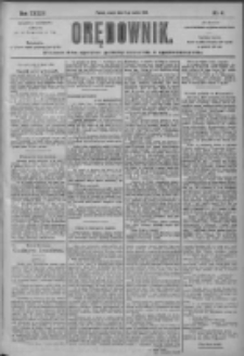 Orędownik: pismo dla spraw politycznych i społecznych 1904.03.15 R.34 Nr61