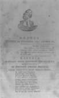 Krakus: towarzysz liberalny Pszczółki Krakowskiej od roku 1822. Pismo pięć razy w tydzień wychodzące, poświęcone narodowości i polityce tudzież dziennym zdarzeniom w kraju i stolicy Rzeczypospolitej Krakowskiej. 1822.01.22 Nr16