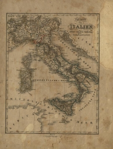 Charte von Italien nach der neusten Eintheilung für den Schulgebrauch bearbeitet