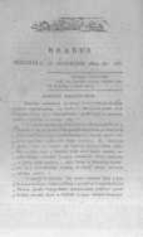 Krakus: towarzysz liberalny Pszczółki Krakowskiej od roku 1822. Pismo pięć razy w tydzień wychodzące, poświęcone narodowości i polityce tudzież dziennym zdarzeniom w kraju i stolicy Rzeczypospolitej Krakowskiej. 1822.09.15 Nr185
