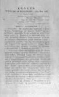 Krakus: towarzysz liberalny Pszczółki Krakowskiej od roku 1822. Pismo pięć razy w tydzień wychodzące, poświęcone narodowości i polityce tudzież dziennym zdarzeniom w kraju i stolicy Rzeczypospolitej Krakowskiej. 1822.10.15 Nr206
