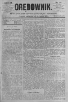 Orędownik: pismo poświęcone sprawom politycznym i spółecznym. 1881.08.30 R.11 nr107