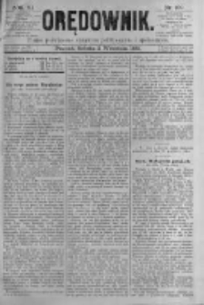 Orędownik: pismo poświęcone sprawom politycznym i spółecznym. 1881.09.03 R.11 nr109
