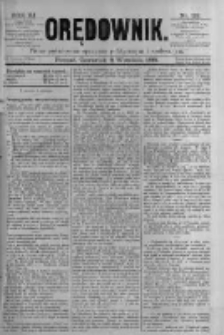 Orędownik: pismo poświęcone sprawom politycznym i spółecznym. 1881.09.08 R.11 nr112