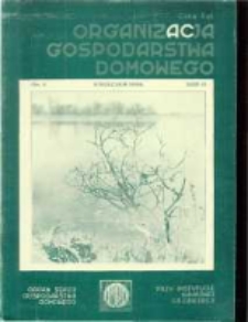 Organizacja Gospodarstwa Domowego: organ Sekcji Gospodarstwa Domowego przy Instytucie Naukowej Organizacji. 1928 R.2 nr4