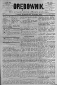 Orędownik: pismo poświęcone sprawom politycznym i spółecznym. 1881.09.25 R.11 nr122