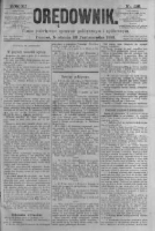 Orędownik: pismo poświęcone sprawom politycznym i spółecznym. 1881.10.23 R.11 nr138