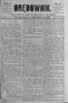 Orędownik: pismo poświęcone sprawom politycznym i spółecznym. 1881.10.27 R.11 nr140