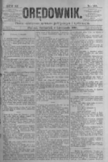 Orędownik: pismo poświęcone sprawom politycznym i spółecznym. 1881.11.03 R.11 nr144