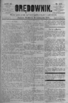 Orędownik: pismo poświęcone sprawom politycznym i spółecznym. 1881.11.13 R.11 nr150