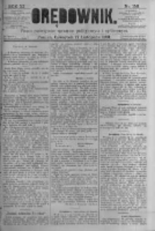 Orędownik: pismo poświęcone sprawom politycznym i sp&oacute;łecznym. 1881.11.17 R.11 nr152