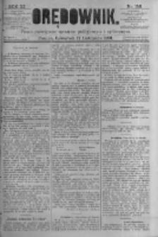 Orędownik: pismo poświęcone sprawom politycznym i spółecznym. 1881.11.17 R.11 nr152