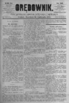 Orędownik: pismo poświęcone sprawom politycznym i spółecznym. 1881.11.20 R.11 nr154