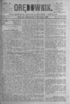 Orędownik: pismo poświęcone sprawom politycznym i spółecznym. 1881.12.01 R.11 nr160