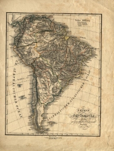 Charte von Süd-America für den geographischen Unterricht bearbeitet