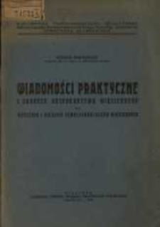 Wiadomości praktyczne z zakresu gospodarstwa więziennego: dla wyższych i niższych funkcjonarjuszów więziennych