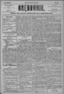 Orędownik: pismo dla spraw politycznych i społecznych 1904.05.28 R.34 Nr121