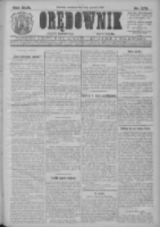 Orędownik: najstarsze ludowe pismo narodowe i katolickie w Wielkopolsce 1913.12.04 R.43 Nr279