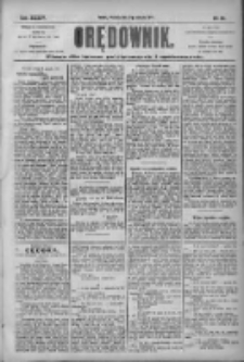 Orędownik: pismo dla spraw politycznych i społecznych 1904.08.21 R.34 Nr191