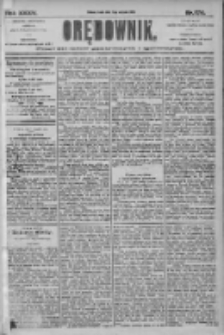 Orędownik: pismo dla spraw politycznych i społecznych 1905.08.02 R.35 Nr174