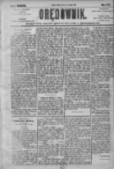 Orędownik: pismo dla spraw politycznych i społecznych 1905.08.05 R.35 Nr177