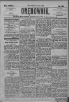 Orędownik: pismo dla spraw politycznych i społecznych 1905.08.27 R.35 Nr195