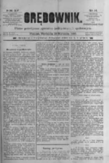 Orędownik: pismo poświęcone sprawom politycznym i spółecznym 1885.01.18 R.15 Nr14