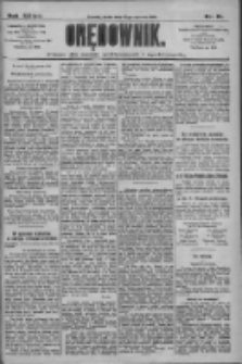 Orędownik: pismo dla spraw politycznych i społecznych 1909.01.27 R.39 Nr21