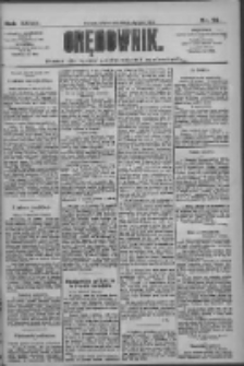 Orędownik: pismo dla spraw politycznych i społecznych 1909.01.30 R.39 Nr24