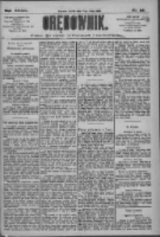 Orędownik: pismo dla spraw politycznych i społecznych 1909.02.17 R.39 Nr38