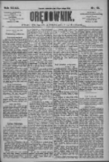 Orędownik: pismo dla spraw politycznych i społecznych 1909.02.25 R.39 Nr45