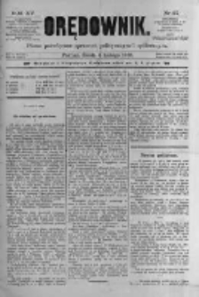 Orędownik: pismo poświęcone sprawom politycznym i spółecznym 1885.02.04 R.15 Nr27