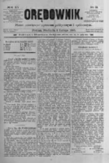 Orędownik: pismo poświęcone sprawom politycznym i spółecznym 1885.02.08 R.15 Nr31