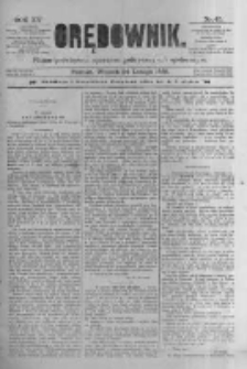 Orędownik: pismo poświęcone sprawom politycznym i spółecznym 1885.02.24 R.15 Nr44