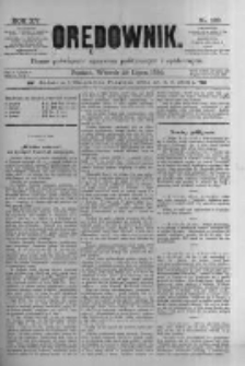 Orędownik: pismo poświęcone sprawom politycznym i spółecznym 1885.07.28 R.15 Nr169