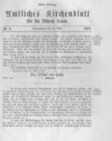 Amtliches Kirchenblatt für die Diöcese Culm. 1867.05.11 no.5