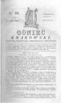 Goniec Krakowski: dziennik polityczny, historyczny i literacki. 1828.11.06 nr16