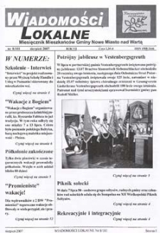 Wiadomości Lokalne 2007 R.7 Nr8(101)