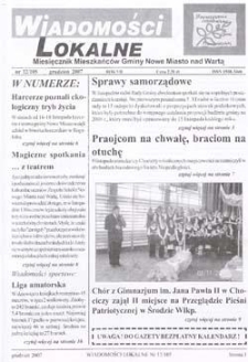 Wiadomości Lokalne 2007 R.7 Nr12(105)