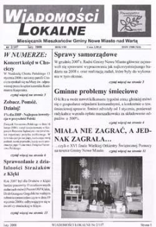 Wiadomości Lokalne 2008 R.8 Nr2(107)