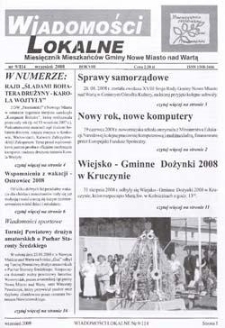 Wiadomości Lokalne 2008 R.8 Nr9(114)