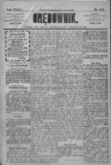 Orędownik: pismo dla spraw politycznych i społecznych 1909.06.27 R.39 Nr144