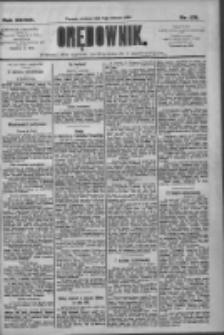 Orędownik: pismo dla spraw politycznych i społecznych 1909.08.08 R.39 Nr179