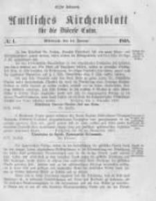 Amtliches Kirchenblatt für die Diöcese Culm. 1868.01.15 no.1