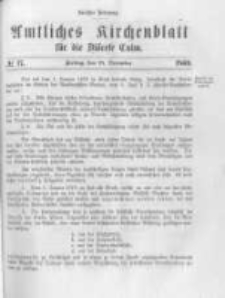 Amtliches Kirchenblatt für die Diöcese Culm. 1869.12.24 no.17