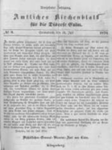 Amtliches Kirchenblatt für die Diöcese Culm. 1870.07.23 no.9
