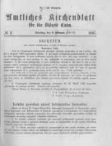 Amtliches Kirchenblatt für die Diöcese Culm. 1887.03.08 no.2