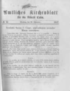Amtliches Kirchenblatt für die Diöcese Culm. 1887.11.29 no.10