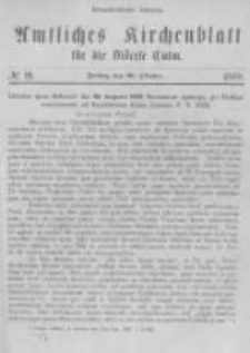 Amtliches Kirchenblatt für die Diöcese Culm. 1888.10.26 no.10