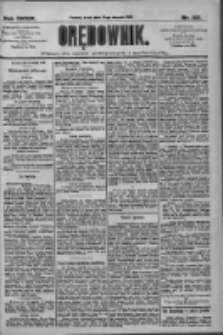 Orędownik: pismo dla spraw politycznych i społecznych 1909.08.25 R.39 Nr193